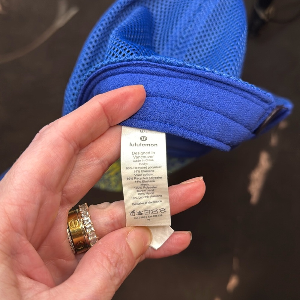 💙Lululemon 2019 Seawheeze Fisher SnapBack Hat•Size:M/L💙 - Picture 4 of 4